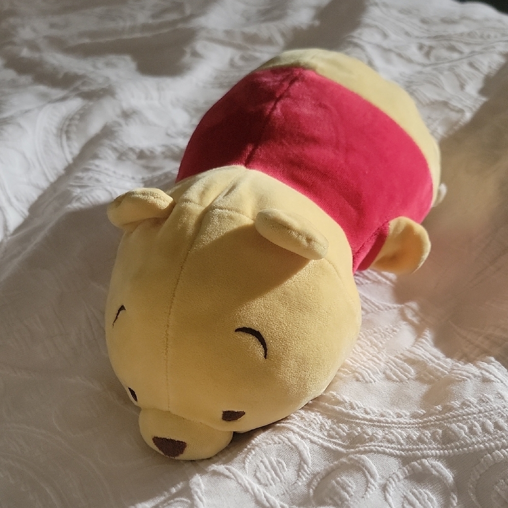 Authentic Disney Winnie The Pooh Mochi Huggie Comfy Soft Plush